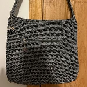 The Sak Knit Gray shoulder bag